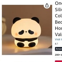 Panda rechargeable night lamp